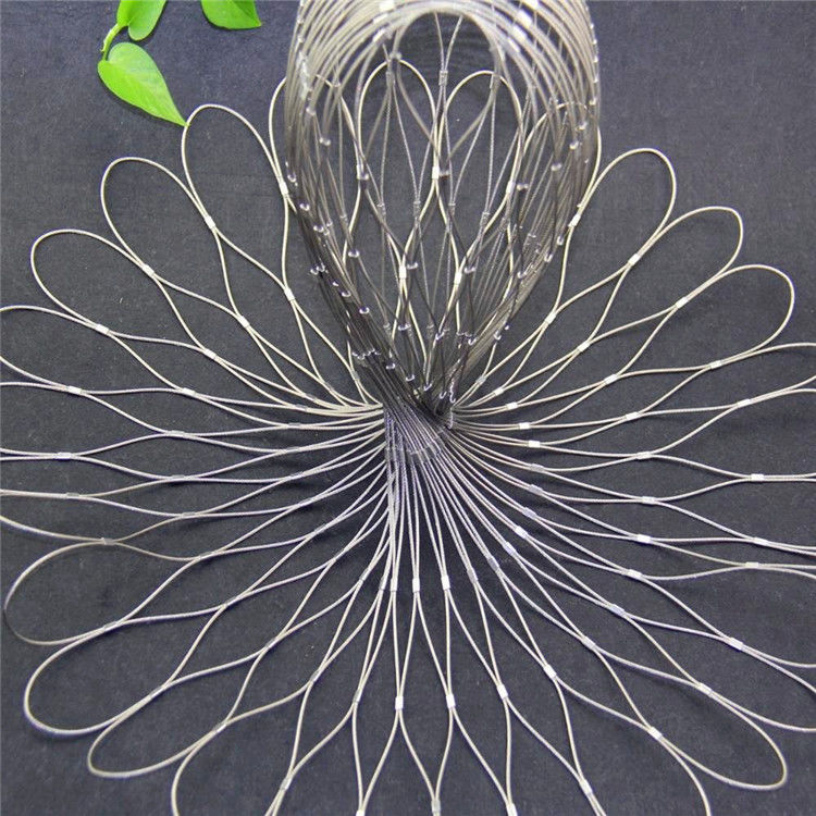 Woven Interlocking Wire Mesh Bag Stainless Steel 1.2mm Rope Diameter