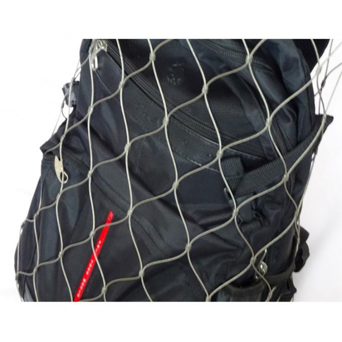 stainless steel antitheft bag wire rope mesh for backpack and bag