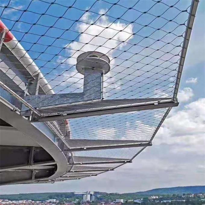 Stainless Steel 304/316 Anti falling/dropping Rope Mesh Fence Strong