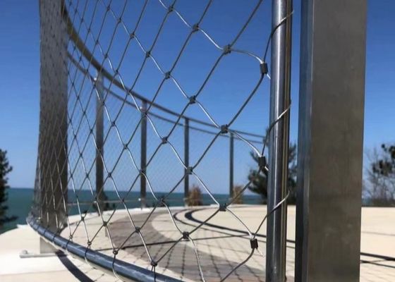 Beli 25mm*25mm Pembukaan Aviary Netting 7*7 Kabel Aviary Mesh Dilapisi PVC online manufacture