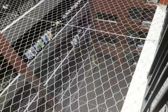 kopen SS316L Geknoopt draad touw mesh 2,5 mm staal touw net voor dierentuin mesh online manufacture