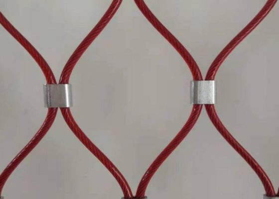 kaufen Schwarze Oxidierte 2,0mm Kabel Zoo Mesh 50*50mm SS316L Zoo Seilnetz online manufacture