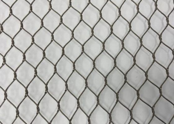 kaufen SS304 2mm Rostfeste Kabelnetz 50*50 Edelstahlkabelnetz Online-Herstellung