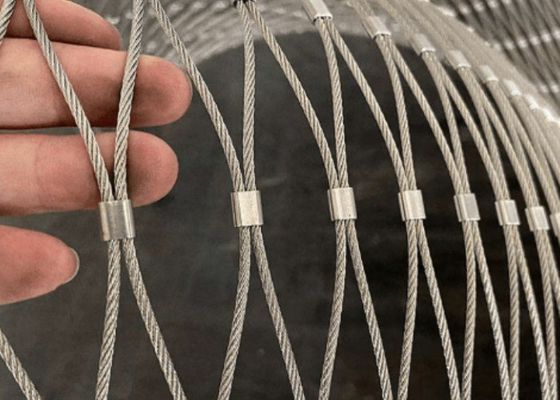 Buy 50*50cm Heavy Duty Aviary Netting SS316 Outdoor Aviary Netting online manufacture