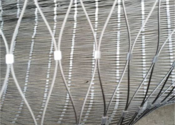 Buy 304 Stainless Steel Wire Rope Mesh High-Altitude Protection Net Metal Decorative Net online manufacture