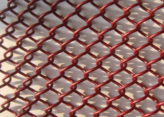 kaufen Rote 2mm Dekorationsmetalldrahtnetz Dekorationsnetz für Schränke online manufacture