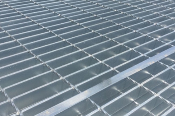 quality  Galvanized Bar Grating Industrial Square Steel Walkway Grating factory