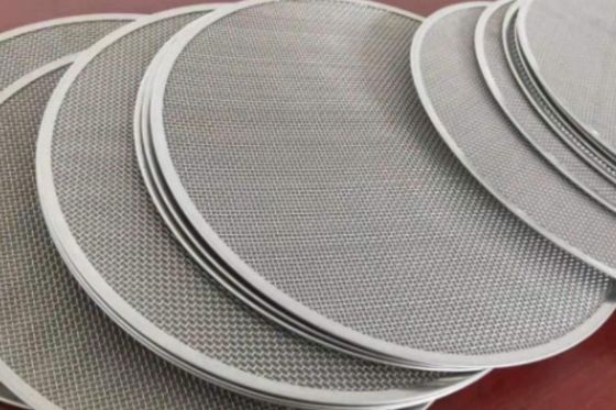 chất lượng  300 Mesh Wire Mesh Filter Chemical Industrial Steel Filter Mesh nhà máy sản xuất