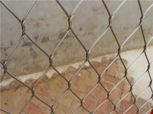 Mua Stainless Steel Rope Net bền 80 * 80mm Dải cáp thép không gỉ linh hoạt online manufacture