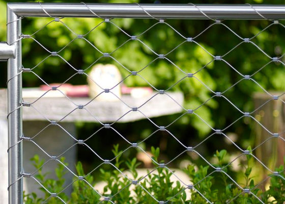 kopen 80mm*80mm Draadtouw Mesh Anti-roest Ferruleed roestvrij staal Draadkabel Netten online manufacture