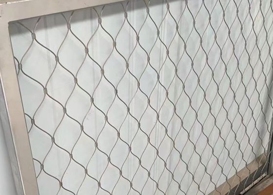 Beli Kawat Baja Tahan Karat AISI 304 atau 316 dengan Diameter 1.5mm, Ukuran Mesh 30mm untuk Pagar Pengaman online manufacture