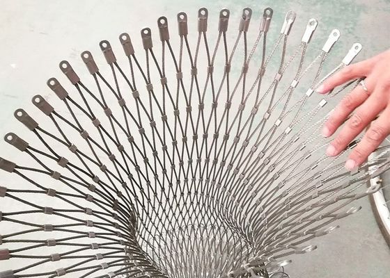 acheter 50cm*50cm Rope Net Fence 2,0 mm en acier inoxydable fil de fer de la corde online manufacture