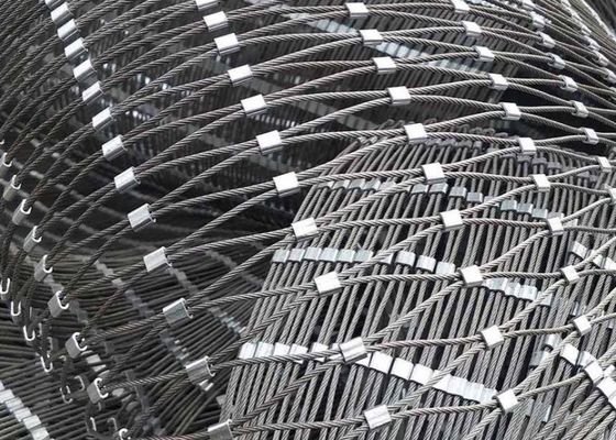 satın al 30*30 Açma İp Ağı Çit 304 Paslanmaz Çelik Tel Kablo Ağı online manufacture