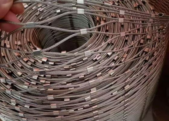 kupować 316 Ogrodzenie sieciowe 50*50mm Otwierająca sieć kablowa ze stali nierdzewnej online manufacture