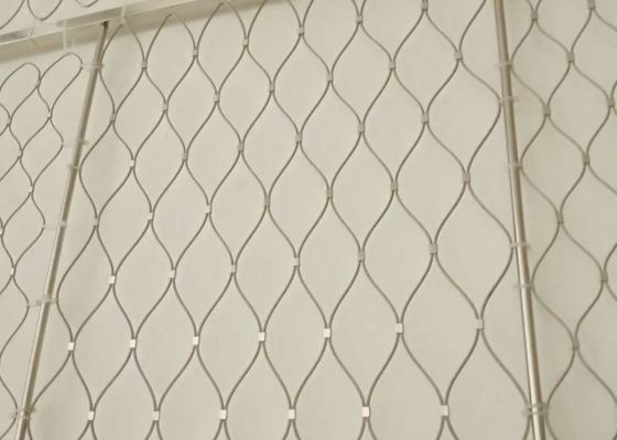 kaufen Edelstahldrahtseilnetz Ideal für Tiergehege im Zoo und Gartenschutz online manufacture