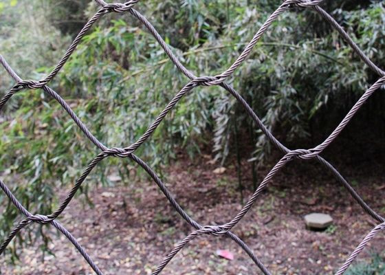 Buy Stainless Steel Wire Rope Mesh For Balustrade Barrier & Adventure Park Safety online manufacture