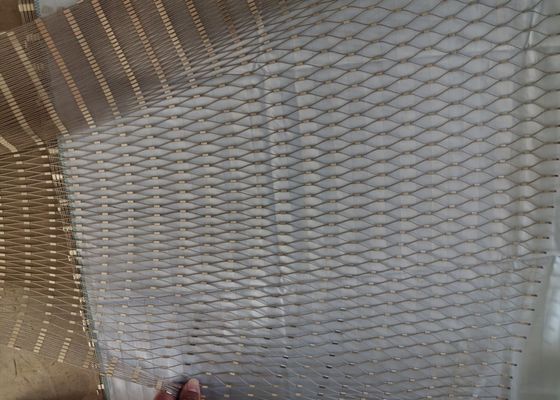 kopen 1.5mm AISI 304 of 316 roestvrijstalen kabelgaas met 30mm maaswijdte voor veiligheidsomheiningen in dierentuinen en volières online manufacture