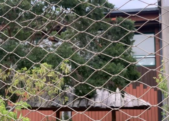 주문 7*19 20*20mm Knotted Wire Mesh Aviary Net online manufacture