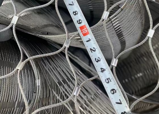Buy SS304 1.5mm Stainless Steel Cable Netting Mesh For Bird Aviary Wire Fence online manufacture