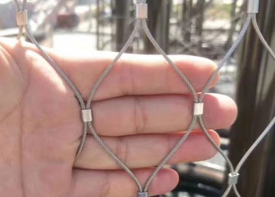 comprar Redes de cabos de aço de malha de fio de linha de aço 304 para vinhas de escalada 2,4 mm online manufacture