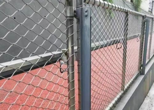 comprare Maglia di corda in acciaio inossidabile 304 con diametro di filo di 3 mm e dimensione di maglia di 50 mm per recinzioni zoologiche e recinti per animali online manufacture