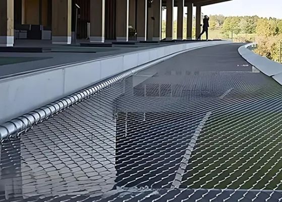 kupować Włókno ze stali nierdzewnej 304 50 mm sieć kablowa stalowa do ochrony przed upadkiem online manufacture