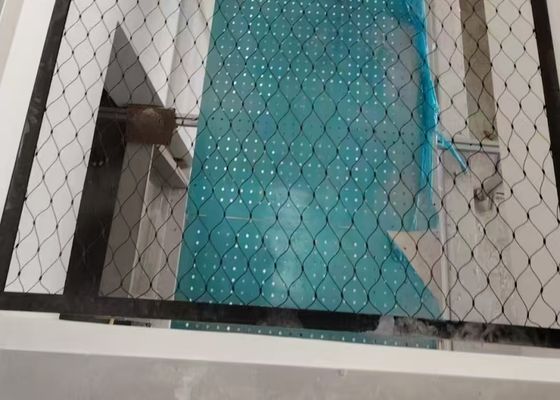 Buy 28mm*28mm SS304 Stainless Steel Cable Mesh with 2.0 mm Wire Diameter for Zoo Netting and Safety Protection online manufacture