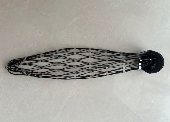 Buy Stainless Steel Wire Rope Mesh with 25mm*25mm Mesh Size PVC Coated and Knotted Connecting Way for Security Applications online manufacture