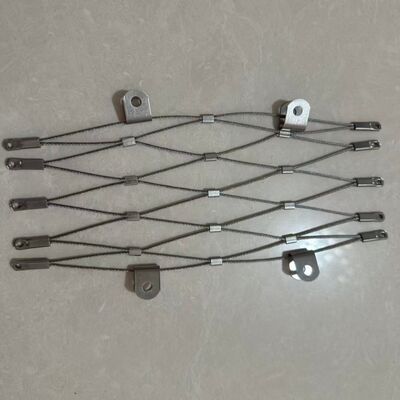 kaufen SS304 Edelstahl Plain Weave Seilnetz Kabel Hohe Höhe Anti Fall Net online manufacture