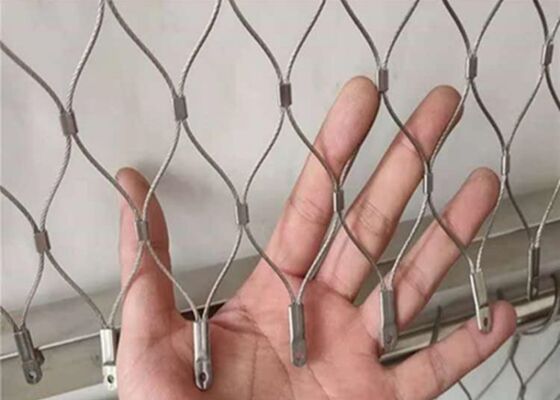 Buy Supplier Of  Aviary Mesh Durable Ferrule mesh For Large Bird Enclosure online manufacture