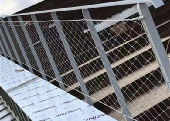 kupować SS304 sieć liniowa sieć antykreślowa wysokiej bezpieczeństwa do ochrony balkonów i krajobrazów online manufacture
