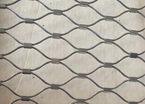 30*60 Stainless Steel Rope Mesh Anti Dropping Cable Wire Mesh