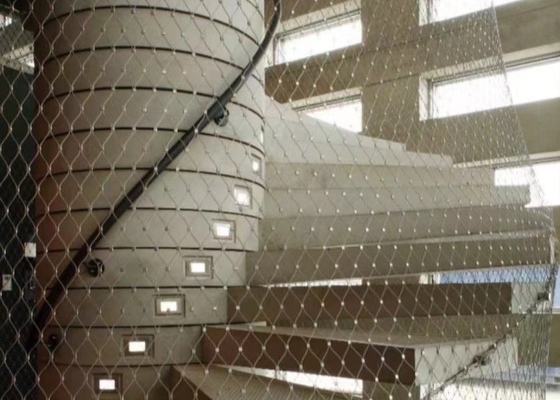 30*60 Stainless Steel Rope Mesh Anti Dropping Cable Wire Mesh