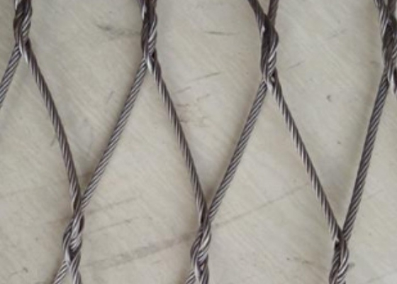Oxidized 30*30 Balustrade Cable Mesh Flexible Ferrule Cable Mesh