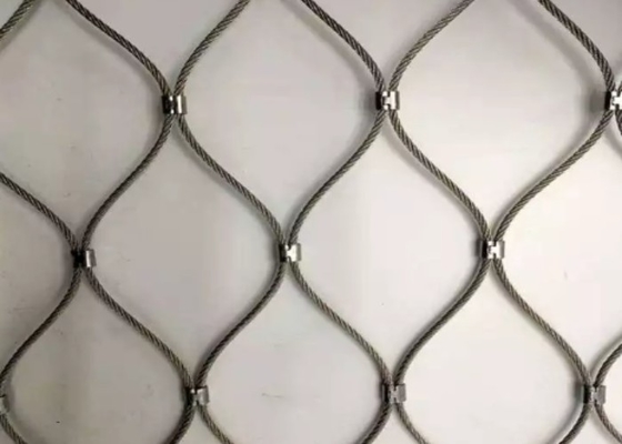 2.5mm Wire Balustrade Kabel Mesh 40*40mm Diamond Kabel Mesh