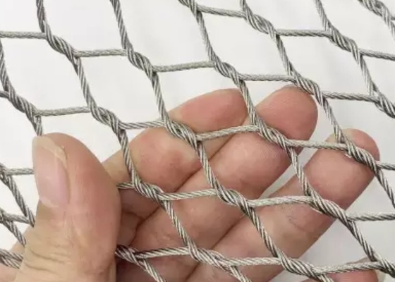 40*40 X Tend Kabel Mesh 2.5mm Stainless Steel Kabel Jaring
