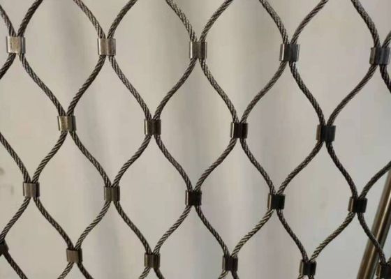 304 filet de câbles en acier inoxydable filet de protection à haute altitude filet métallique décoratif