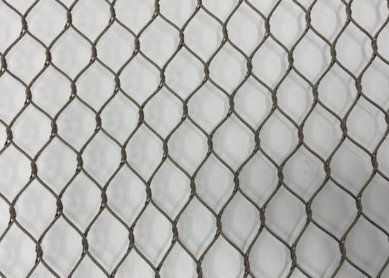 PVC Coated Wire Rope Mesh Net X Tend 1mm Zoo Aviary Netting
