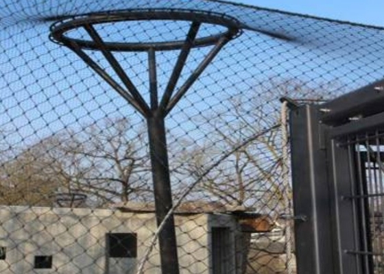 1.6mm Customized SS304 Stainless Steel Wire Knitted Mesh for Garden  Zoo