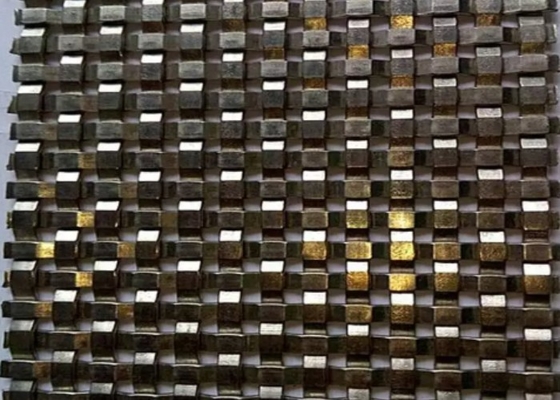 316 Decoration Wire Mesh Fabric 3.0mm Steel Crimped Wire Mesh