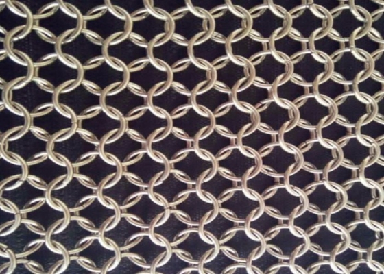 50*100mm Dekoratif Tembaga Mesh Disesuaikan Crimped Kuningan Wire Mesh