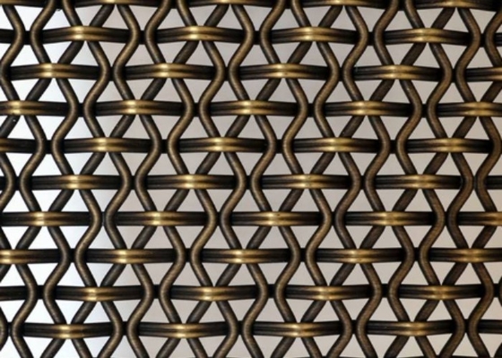 Decorative Stainless Steel Wire Mesh 50mm*50mm Plain Weaving