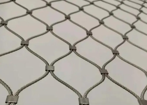 7x7 7x19 Balustrade Cable Mesh 1.5mm 316L Stainless Cable Mesh