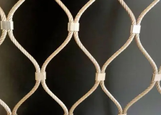 50*50mm Balustrade Cable Mesh Heavy Duty X Tend Stainless Steel Cable Mesh