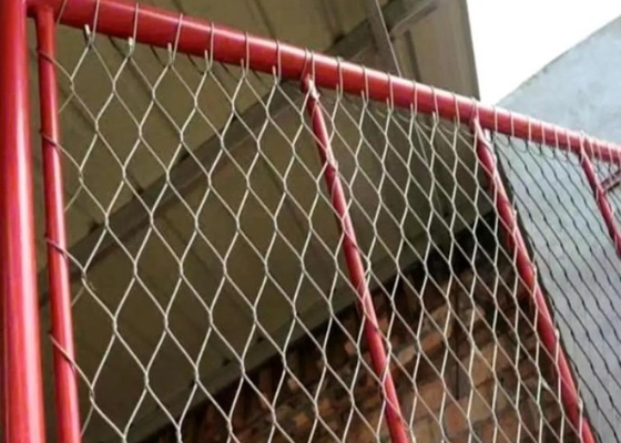 Light Weight 1.5mm Balustrade Wire Mesh 316SS Wire Rope Netting
