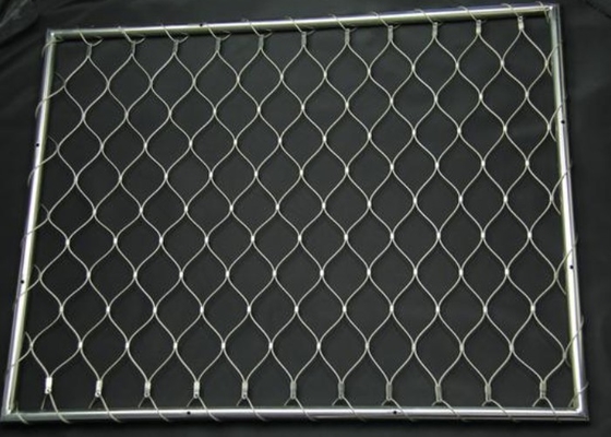 2.0mm Balustrade Cable Mesh Stainless Steel Ferrule Rope Mesh