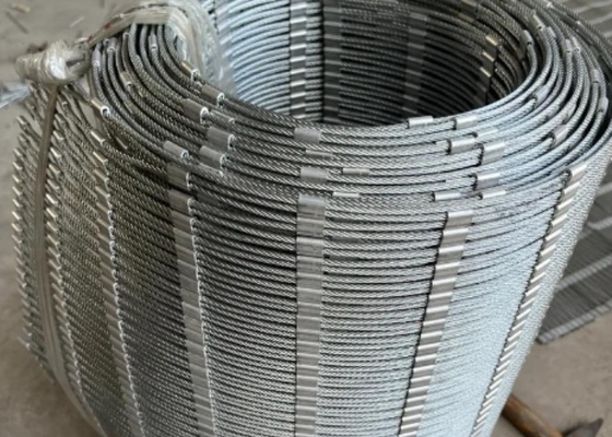 50*50mm Balustrade Cable Mesh Heavy Duty X Tend Stainless Steel Cable Mesh