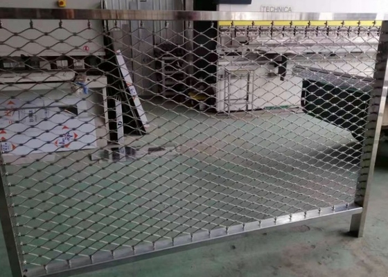 50*50mm Balustrade Cable Mesh Heavy Duty X Tend Stainless Steel Cable Mesh