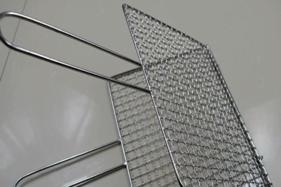 Rust Resistant Barbeque Net Steel Grill Net With Non Stick Coating