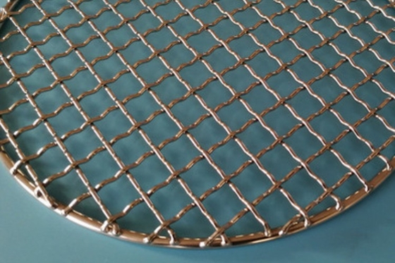 Rust Resistant Barbeque Net Steel Grill Net With Non Stick Coating